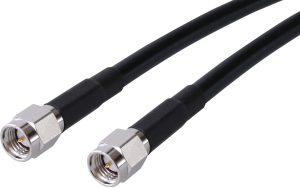 Coaxial Cable, SMA plug (straight) to SMA plug (straight), 50 Ω, RG-58C/U, 500 mm, C-00462-0.5M