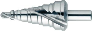 HSS step drill, 10.5-30.5 mm, Ø 30.5 mm, M12-M32, steel, 5310