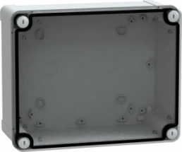 ABS enclosure, (L x W x H) 128 x 191 x 241 mm, light gray (RAL 7035), IP66, NSYTBS241910T