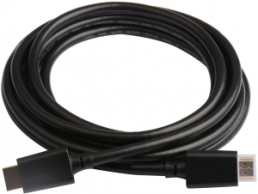 HDMI cable, 2 m, black, ICOC-HDMI21-8-020