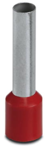 Insulated Wire end ferrule, 10 mm², 28 mm/18 mm long, DIN 46228/4, red, 3200616