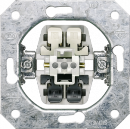 DELTA insert flush-m. OFF switch 2-pole, 10 A
