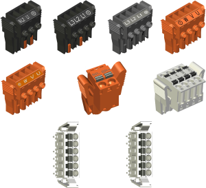 Connector kit for servo motor/servo drive, 32 A, VW3M2202