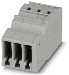 COMBI jack, plug-in connection, 0.08-4.0 mm², 3 pole, 24 A, 6 kV, gray, 3042269