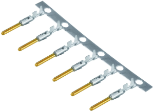 Pin contact, 0.35-0.5 mm², crimp connection, gold-plated, 65 0795 098 01