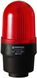 Flashing lamp, Ø 58 mm, red, 115 VAC, IP65