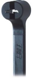 Cable tie, polyamide, (L x W) 139.7 x 3.56 mm, bundle-Ø 2 to 29 mm, black, UV resistant, -40 to 85 °C