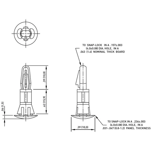 006.81.476 Ettinger PCB Fasteners Image 2