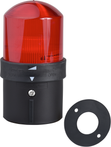 Blinking light, red, 24-48 V AC/DC, BA15d, IP65/IP66