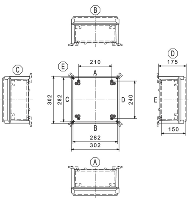 0360300000 Weidmüller General Purpose Enclosures Image 2