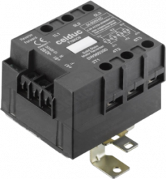 Solid state relay, 12-30 VDC, 24-500 VAC, 40 A, DIN rail, SW960330