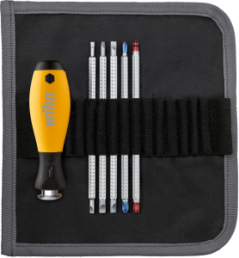 ESD screwdriver, PH1, PH2, 3.5 mm, 4 mm, 4.5 mm, 5 mm, 5.5 mm, 6 mm, 6.5 mm, Phillips/slotted/hexagon, L 150 mm, 284ESDT601