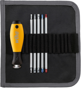 ESD screwdriver, PH1, PH2, 3.5 mm, 4 mm, 4.5 mm, 5 mm, 5.5 mm, 6 mm, 6.5 mm, Phillips/slotted/hexagon, L 150 mm, 284ESDT601