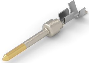 Pin contact, 0.08-0.2 mm², AWG 28-24, crimp connection, gold-plated, 5066682-9