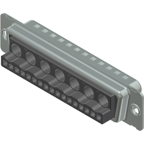 3024W7PXK99A10X CONEC D-Sub Connectors Image 2