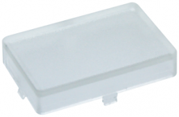 Aperture, rectangular, (L x W x H) 20.85 x 14 x 5.5 mm, transparent, for short-stroke pushbutton, 5.46.681.023/1002
