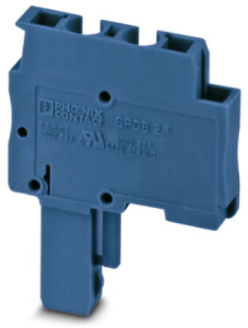 Plug, spring balancer connection, 0.08-4.0 mm², 1 pole, 24 A, 6 kV, blue, 3043200