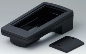 ABS/polycarbonate handheld enclosure, (L x W x H) 220 x 120 x 65 mm, black (RAL 9005), IP65, A9046209