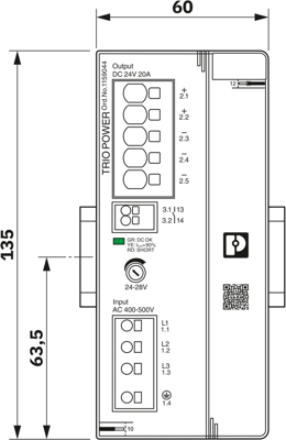 1159044 Phoenix Contact DIN Rail Power Supplies Image 2
