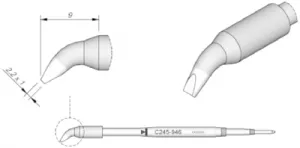 C245946 JBC Soldering tips, desoldering tips and hot air nozzles