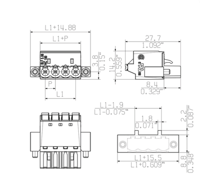 1012640000 Weidmüller PCB Connection Systems Image 3