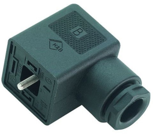 Valve connector, DIN shape A, 3 pole + PE, 250 V, 0.34 - 1.5 mm², 43 1706 004 04