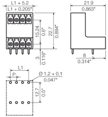 1032250000 Weidmüller PCB Connection Systems Image 2