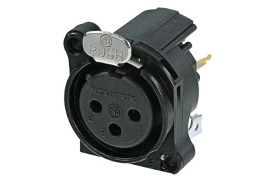 NC3FBV1-B Neutrik XLR Connectors