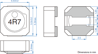 VLCF5020T-4R7N1R7-1 TDK Fixed Inductors Image 2