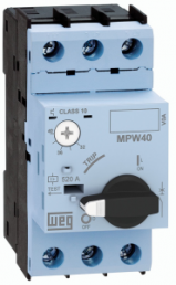 Motor protection circuit breaker, 3 pole, 1 to 1.6 A, 40 A