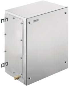 Stainless steel enclosure, (L x W x H) 150 x 300 x 400 mm, silver (RAL 7035), IP67, 1196030000