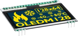 EA OLEDM128-6LGA DISPLAY VISIONS OLED Displays