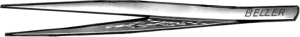 ESD precision tweezers, uninsulated, antimagnetic, stainless steel, 127 mm, 5469-127