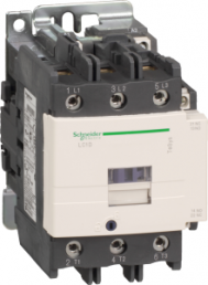 Power contactor, 3 pole, 80 A, 400 V, 3 Form A (N/O), coil 100 VAC, screw connection, LC1D80K7