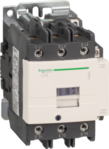 Power contactor, 3 pole, 80 A, 400 V, 3 Form A (N/O), coil 120 VAC, screw connection, LC1D80G7