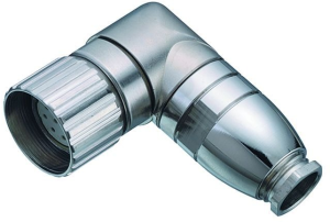 Angle coupling, 16 pole, solder connection, screw locking, angled, 99 4610 70 16
