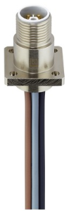 Plug, M12, 5 pole, Coupling screw, straight, 934980306
