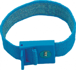 ESD wrist straps with snap lock, 4.0 mm, blue C-198 1261