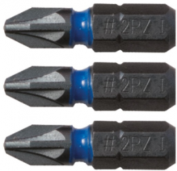 Screwdriver bit, PZ2, Pozidriv, L 25 mm, T4560 PZ2D