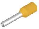 Insulated Wire end ferrule, 1.0 mm², 14 mm/8 mm long, yellow, 9004320000