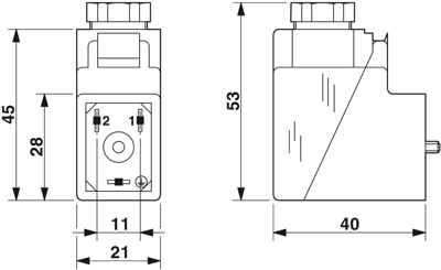 1671140 Phoenix Contact DIN Valve Connectors Image 2