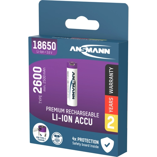 1307-0002 Ansmann Round Cell Batteries, 9V Block Batteries Image 3