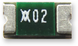 PTC fuse, resettable, SMD 1206, 24 V (DC), 100 A, 420 mA (trip), 200 mA (hold), RF1345-000