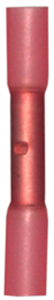 Butt connector with heat shrink insulation, 0.75-1.0 mm², AWG 20 to 18, red, 36 mm