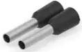 Insulated Wire end ferrule, 1.5 mm², 14.5 mm/8 mm long, DIN 46228/4, black, 1241003-1