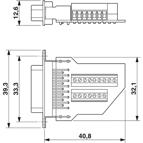1688094 Phoenix Contact D-Sub Connectors Image 2