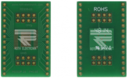 HSSOP28 multi-adapter board, 0.65 mm pitch, 23.50 x 36.2 mm, Roth Elektronik RE938-06