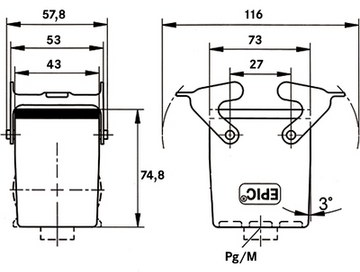 79040400 LAPP Housings for HDC Connectors Image 2