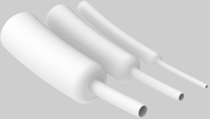 Heatshrink tubing, 3:1, (18/6 mm), polyolefine, white