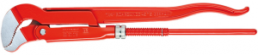 Pipe Wrench S-Type red powder-coated 420 mm